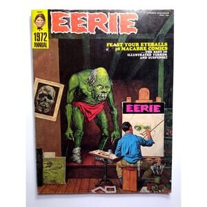 Vintage Eerie Magazine 1972 Annual Monster Gallery Vampirella Zombie Creatures